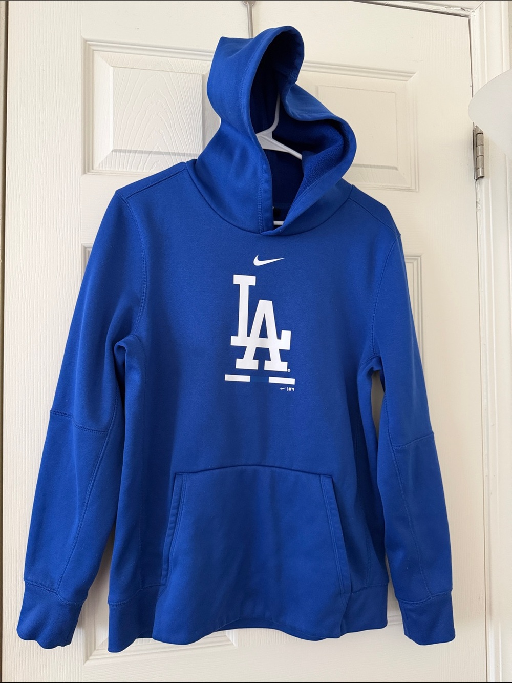 Nike Kids Blue LA Dodgers Pullover Hoodie XL preown